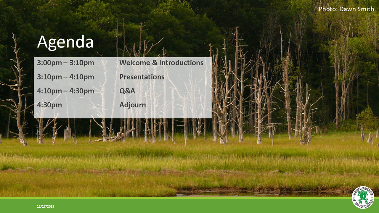 Part 2: Presenters:  Jes Skillman, Ducks Unlimited, Great Lakes/Atlantic Region and Evelyn Magner, Ducks Unlimited